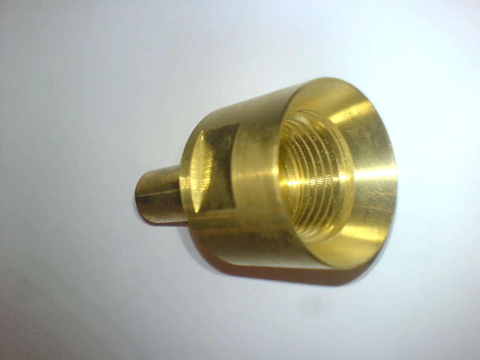 Messing glasbor adaptor (hulboring)